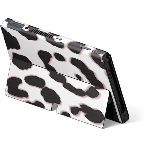 B&W Leopard Nintendo Switch OLED (2021) Skin